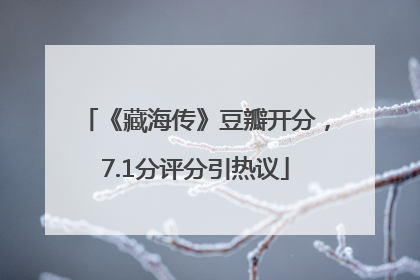 《藏海传》豆瓣开分，7.1分评分引热议