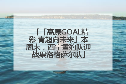「高原GOAL精彩 青超向未来」本周末，西宁雪豹队迎战果洛格萨尔队
