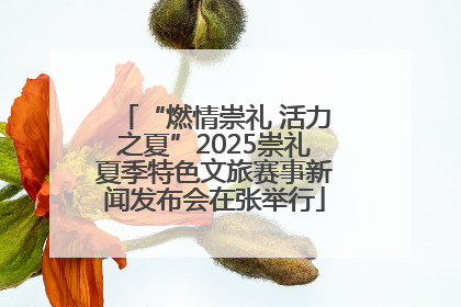 “燃情崇礼 活力之夏”2025崇礼夏季特色文旅赛事新闻发布会在张举行