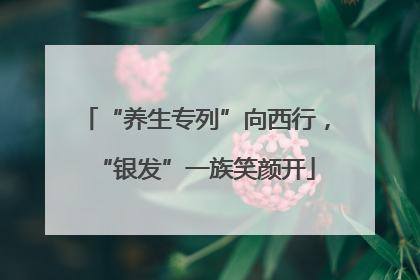 “养生专列”向西行，“银发”一族笑颜开