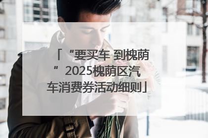 “要买车 到槐荫”2025槐荫区汽车消费券活动细则