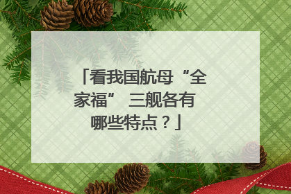 看我国航母“全家福” 三舰各有哪些特点？