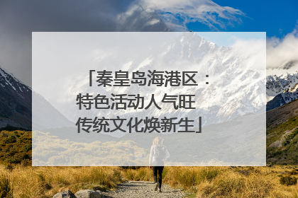 秦皇岛海港区：特色活动人气旺 传统文化焕新生