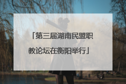 第三届湖南民盟职教论坛在衡阳举行