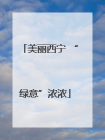 美丽西宁 “绿意”浓浓