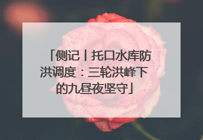 侧记丨托口水库防洪调度：三轮洪峰下的九昼夜坚守