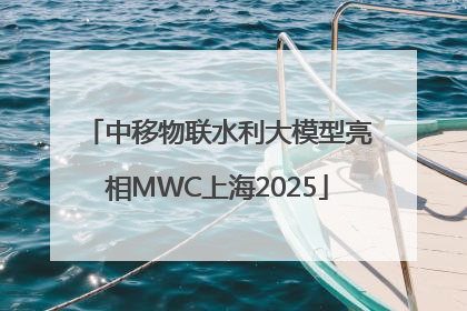 中移物联水利大模型亮相MWC上海2025