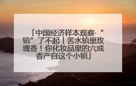 中国经济样本观察·“镇”了不起丨苦水镇里玫瑰香！你化妆品里的六成香产自这个小镇