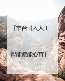 丰台引入人工智能赋能心育
