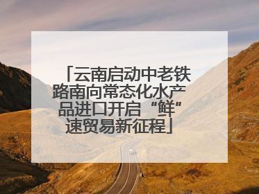 云南启动中老铁路南向常态化水产品进口开启“鲜”速贸易新征程