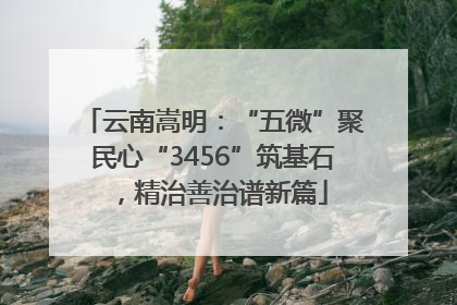 云南嵩明：“五微”聚民心“3456”筑基石，精治善治谱新篇