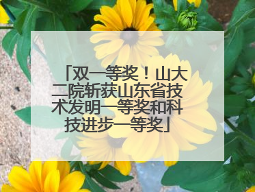 双一等奖！山大二院斩获山东省技术发明一等奖和科技进步一等奖