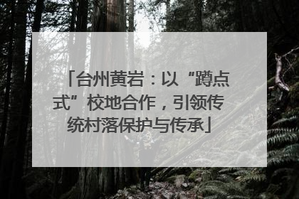 台州黄岩：以“蹲点式”校地合作，引领传统村落保护与传承