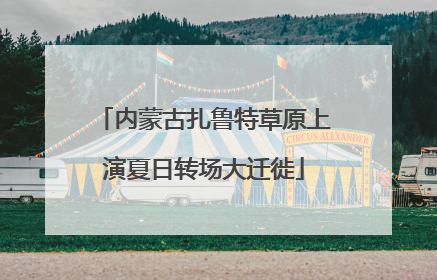 内蒙古扎鲁特草原上演夏日转场大迁徙