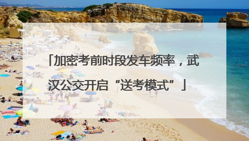 加密考前时段发车频率，武汉公交开启“送考模式”
