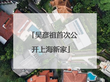 吴彦祖首次公开上海新家