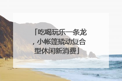 吃喝玩乐一条龙，小帐篷撬动复合型休闲新消费