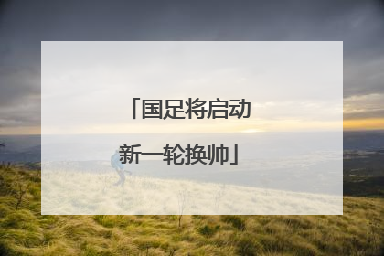 国足将启动新一轮换帅
