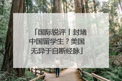 国际锐评丨封堵中国留学生？美国无异于自断经脉