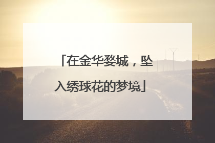 在金华婺城，坠入绣球花的梦境