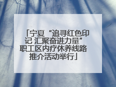 宁夏“追寻红色印记 汇聚奋进力量”职工区内疗休养线路推介活动举行