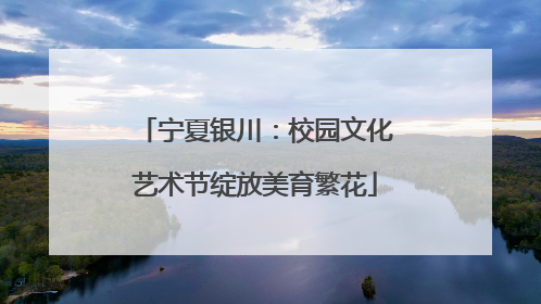 宁夏银川：校园文化艺术节绽放美育繁花