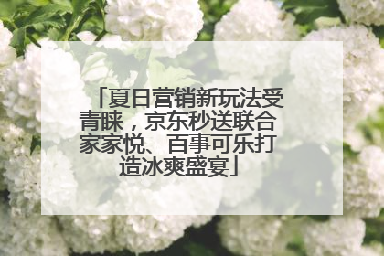 夏日营销新玩法受青睐，京东秒送联合家家悦、百事可乐打造冰爽盛宴