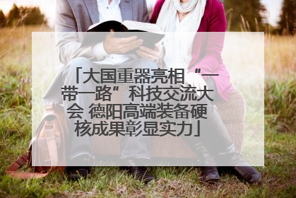 大国重器亮相“一带一路”科技交流大会 德阳高端装备硬核成果彰显实力