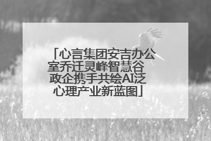心言集团安吉办公室乔迁灵峰智慧谷 政企携手共绘AI泛心理产业新蓝图