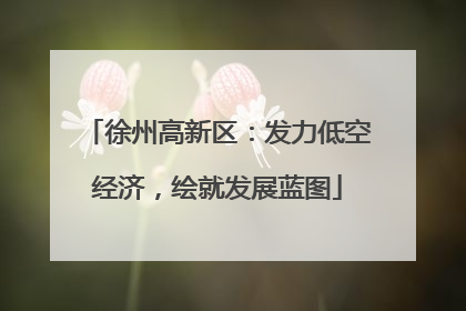 徐州高新区：发力低空经济，绘就发展蓝图
