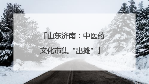山东济南：中医药文化市集“出摊”