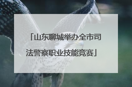 山东聊城举办全市司法警察职业技能竞赛