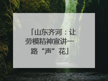 山东齐河：让劳模精神宣讲一路“声”花