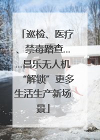 巡检、医疗、禁毒踏查……昌乐无人机“解锁”更多生活生产新场景
