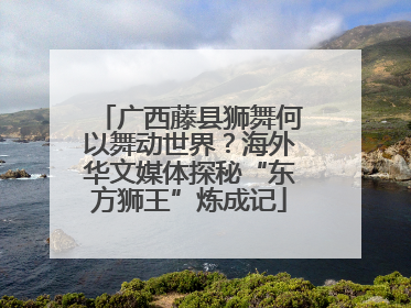 广西藤县狮舞何以舞动世界？海外华文媒体探秘“东方狮王”炼成记