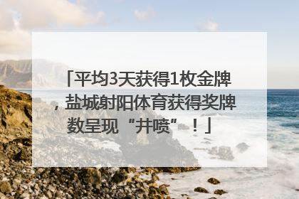 平均3天获得1枚金牌，盐城射阳体育获得奖牌数呈现“井喷”！
