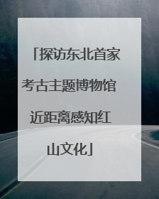 探访东北首家考古主题博物馆 近距离感知红山文化
