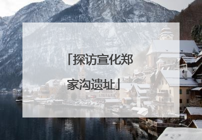 探访宣化郑家沟遗址
