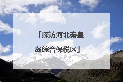 探访河北秦皇岛综合保税区