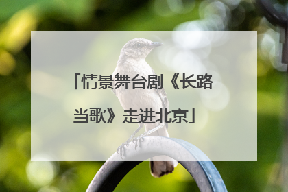 情景舞台剧《长路当歌》走进北京