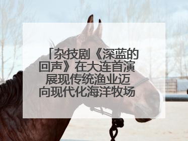 杂技剧《深蓝的回声》在大连首演 展现传统渔业迈向现代化海洋牧场奋斗历程