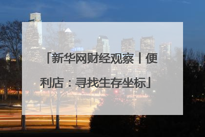 新华网财经观察丨便利店：寻找生存坐标
