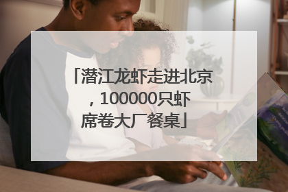 潜江龙虾走进北京，100000只虾席卷大厂餐桌
