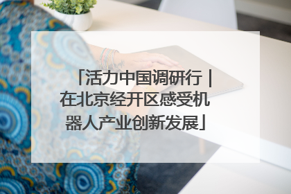 活力中国调研行｜在北京经开区感受机器人产业创新发展