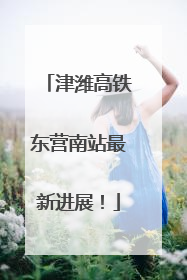 津潍高铁东营南站最新进展！