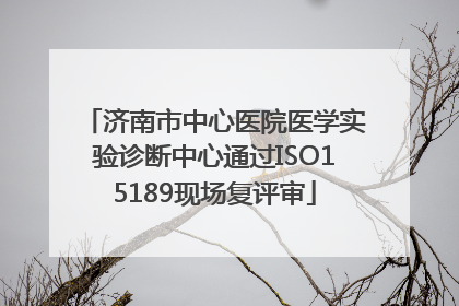济南市中心医院医学实验诊断中心通过ISO15189现场复评审