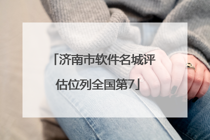 济南市软件名城评估位列全国第7