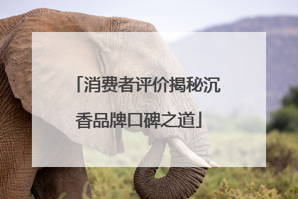消费者评价揭秘沉香品牌口碑之道