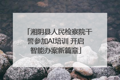 湘阴县人民检察院干警参加AI培训 开启智能办案新篇章
