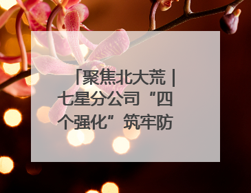 聚焦北大荒｜七星分公司“四个强化”筑牢防汛减灾屏障